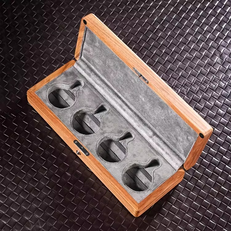 Custom LOGO Wood Portable Shoc - Accessories Travel Jewelry Box ulasan dan harga
