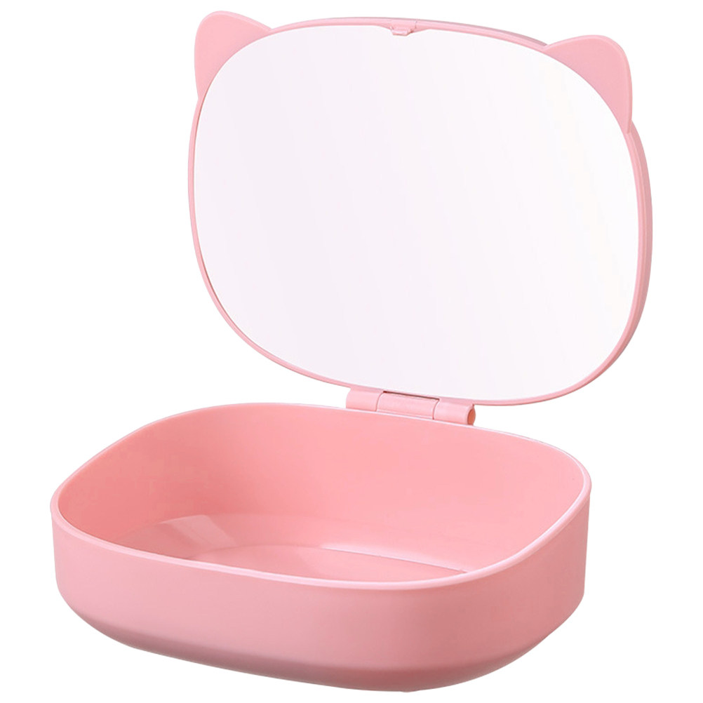 Portable Cat Ear Hair Clip Org - Accessories Travel Jewelry Box ulasan dan harga