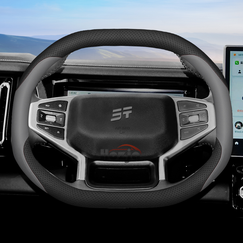 Leather Car Steering Wheel Cov - Travel Accessories You Need ulasan dan harga