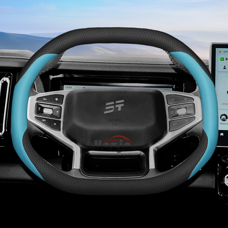 Leather Car Steering Wheel Cov - Travel Accessories You Need ulasan dan harga