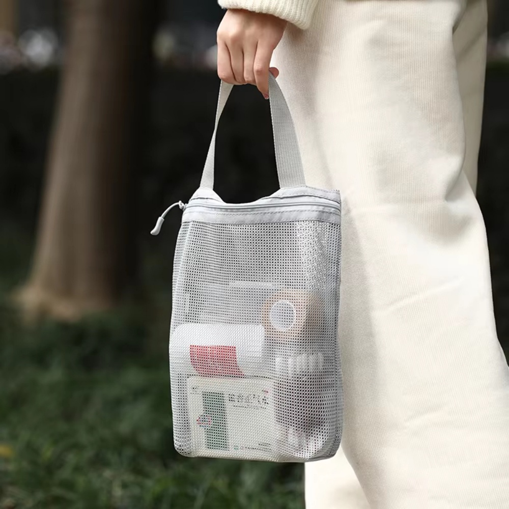 Portable Travel Handbags Mesh  - Travel Accessories Toiletries ulasan dan harga