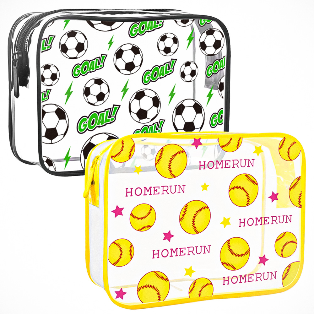 Football-themed PVC Toiletry B - Travel Accessories Toiletries ulasan dan harga
