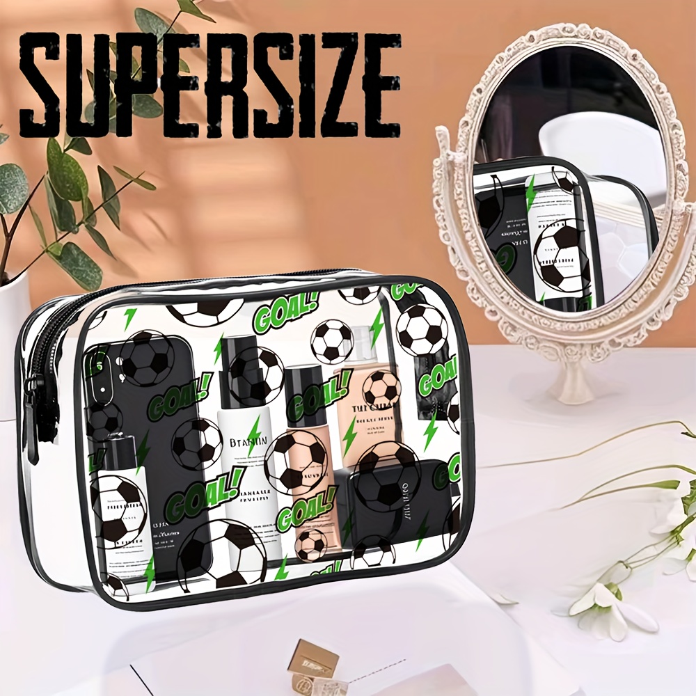 Football-themed PVC Toiletry B - Travel Accessories Toiletries ulasan dan harga