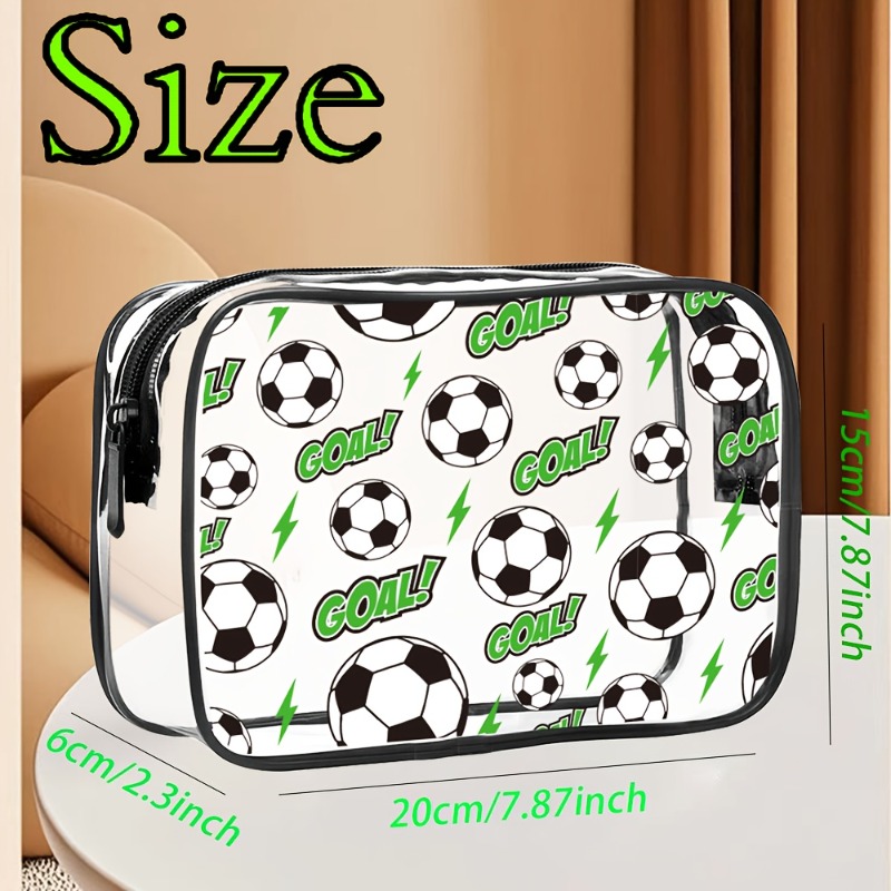 Football-themed PVC Toiletry B - Travel Accessories Toiletries ulasan dan harga
