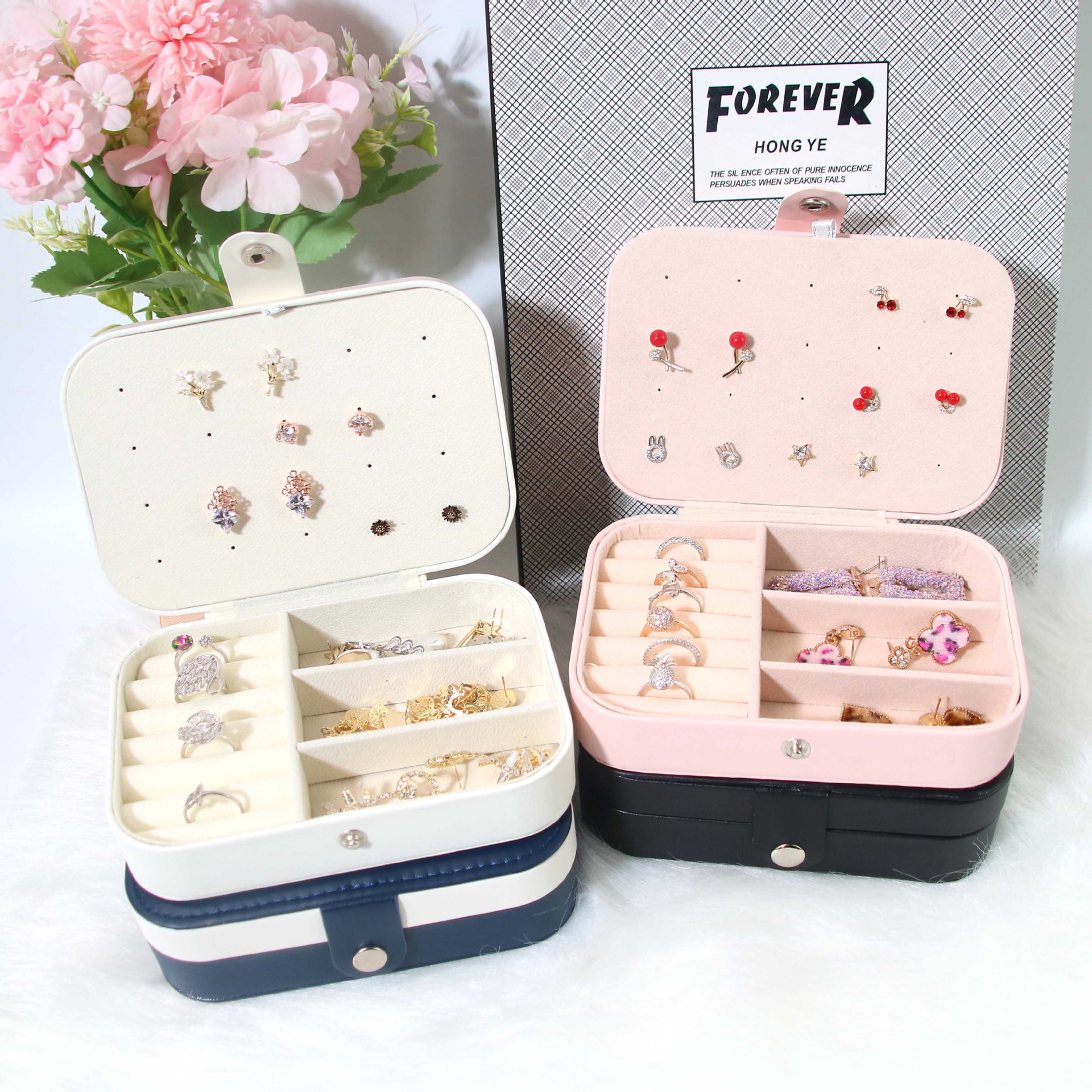 1 Pcs Portable Multi-Compartme - Accessories Travel Jewelry Box ulasan dan harga