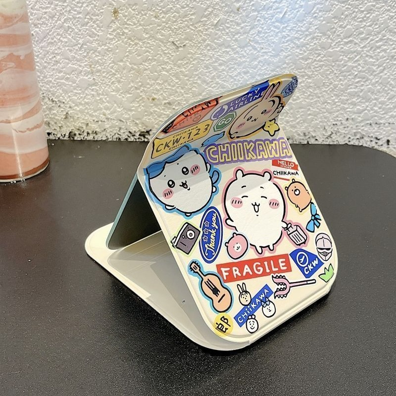 Ckw Foldable Makeup Mirror Cut - Travel Accessories For Girls ulasan dan harga