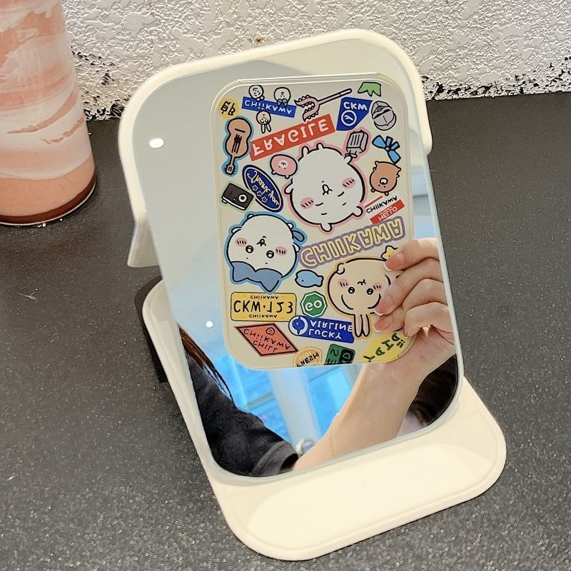 Ckw Foldable Makeup Mirror Cut - Travel Accessories For Girls ulasan dan harga