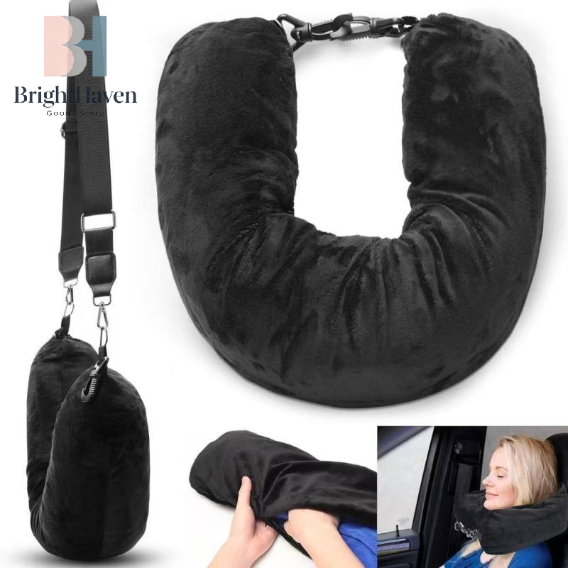 Travel Neck Pillow With Fillab - Travel Pillow Inflatable ulasan dan harga