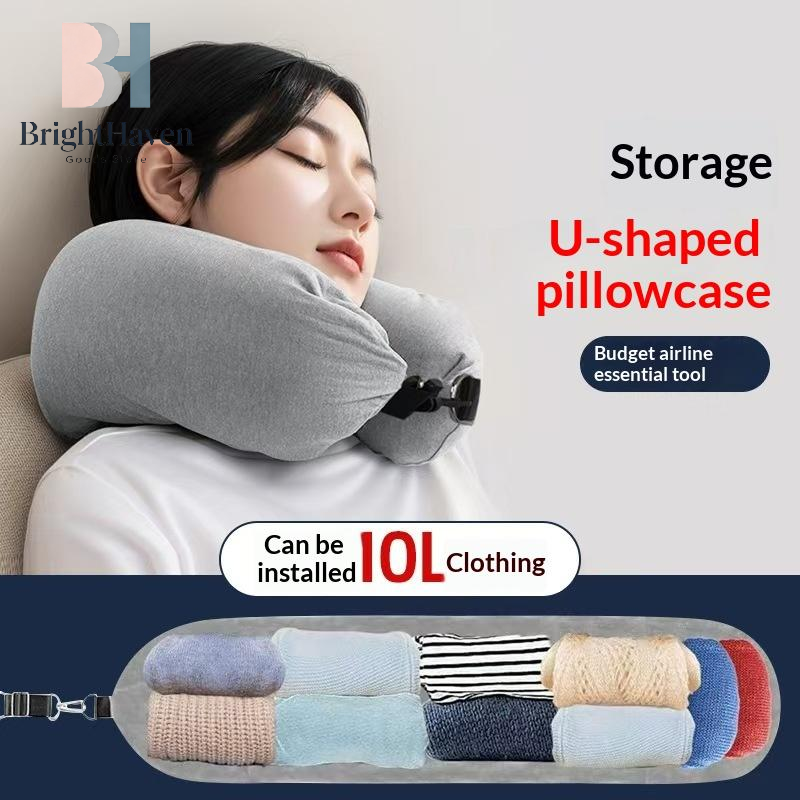 Travel Neck Pillow With Fillab - Travel Pillow Inflatable ulasan dan harga